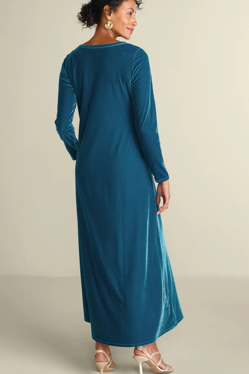 Santiago Stretch Velvet Dress<Soft Surroundings Hot