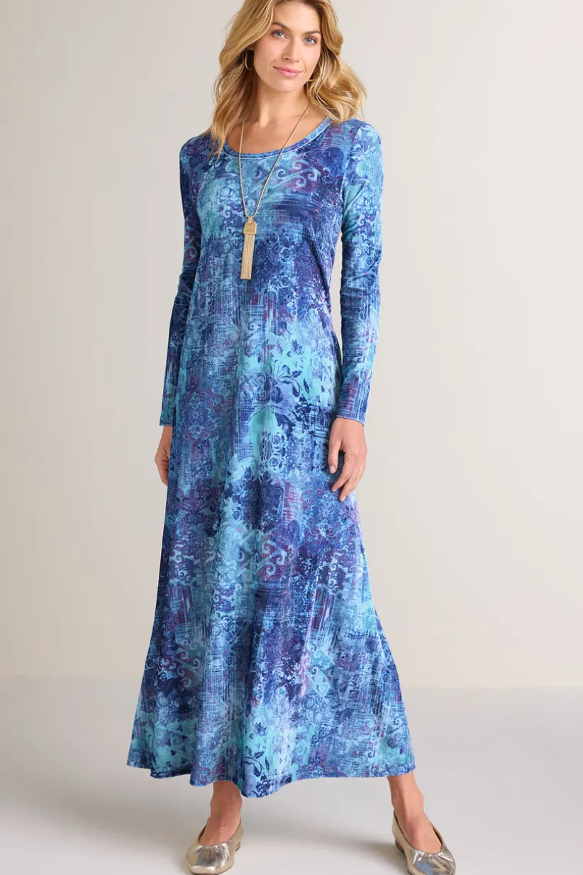 Santiago Stretch Velvet Dress<Soft Surroundings Hot