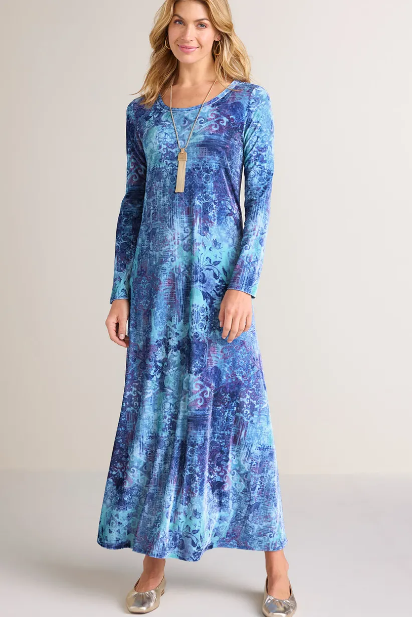 Santiago Stretch Velvet Dress<Soft Surroundings Hot