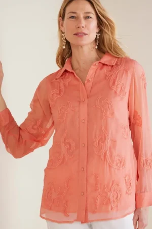 Savannah Embellished Tunic<Soft Surroundings Hot