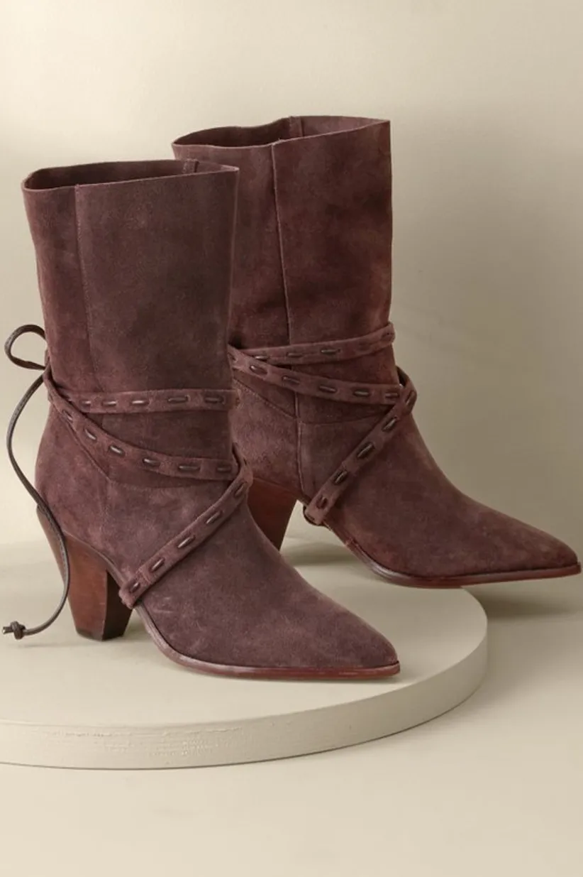 Schutz Portia Belted Bootie<Soft Surroundings Fashion