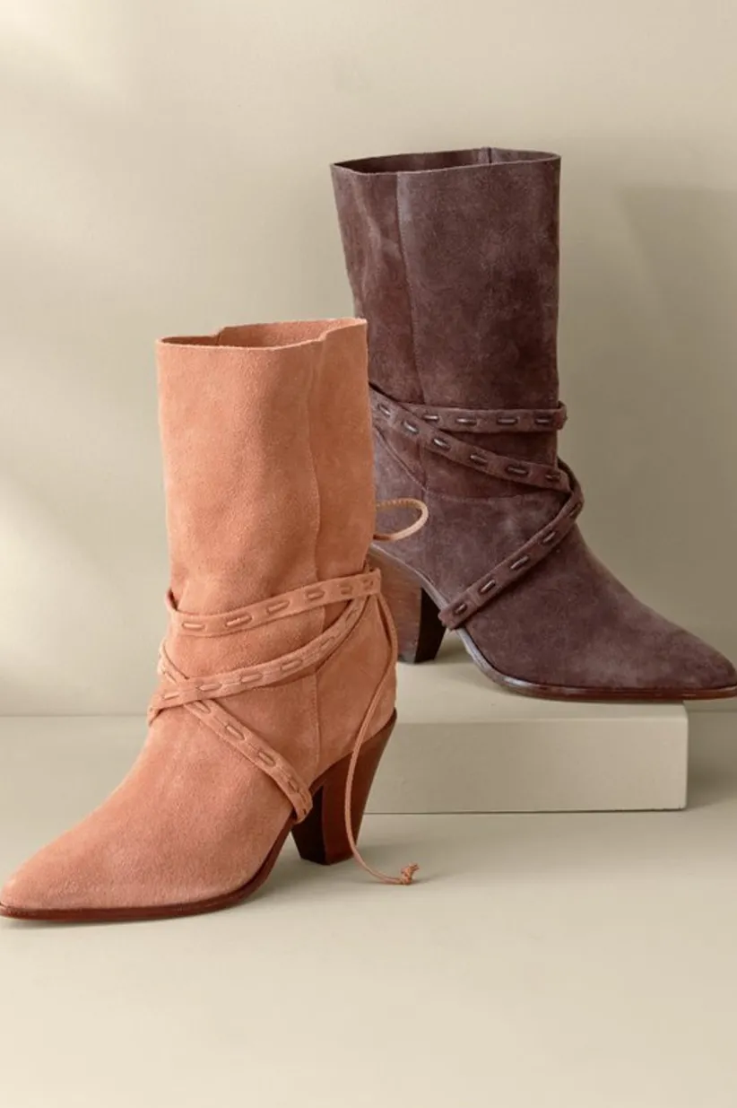 Schutz Portia Belted Bootie<Soft Surroundings Fashion