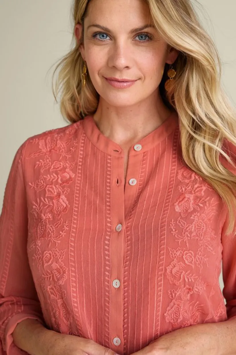 Serafine Embroidered Tunic<Soft Surroundings Sale