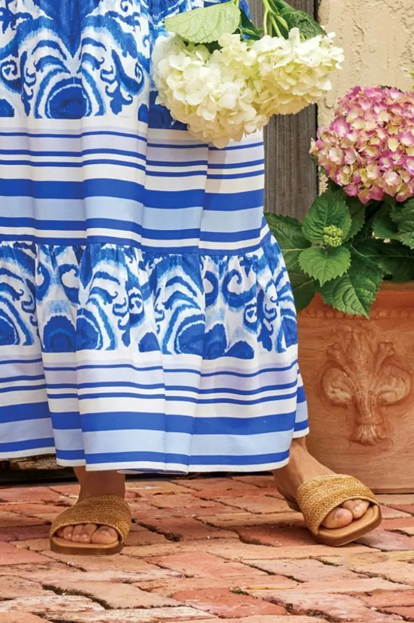 Seychelles Palms Perfection Woven Slide<Soft Surroundings Hot