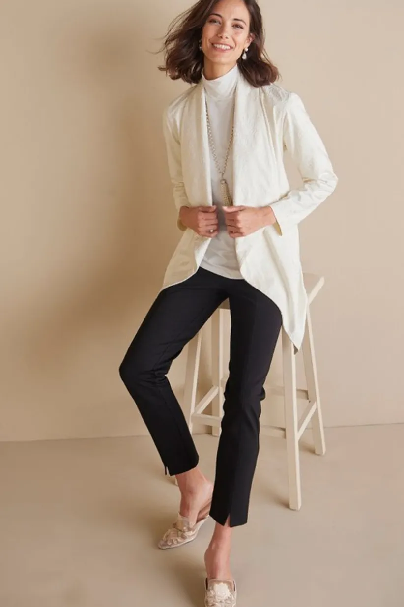 Shape Drape Faux Suede Jacket<Soft Surroundings Discount