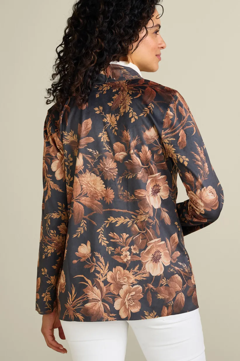 Shape Drape Faux Suede Jacket<Soft Surroundings Discount