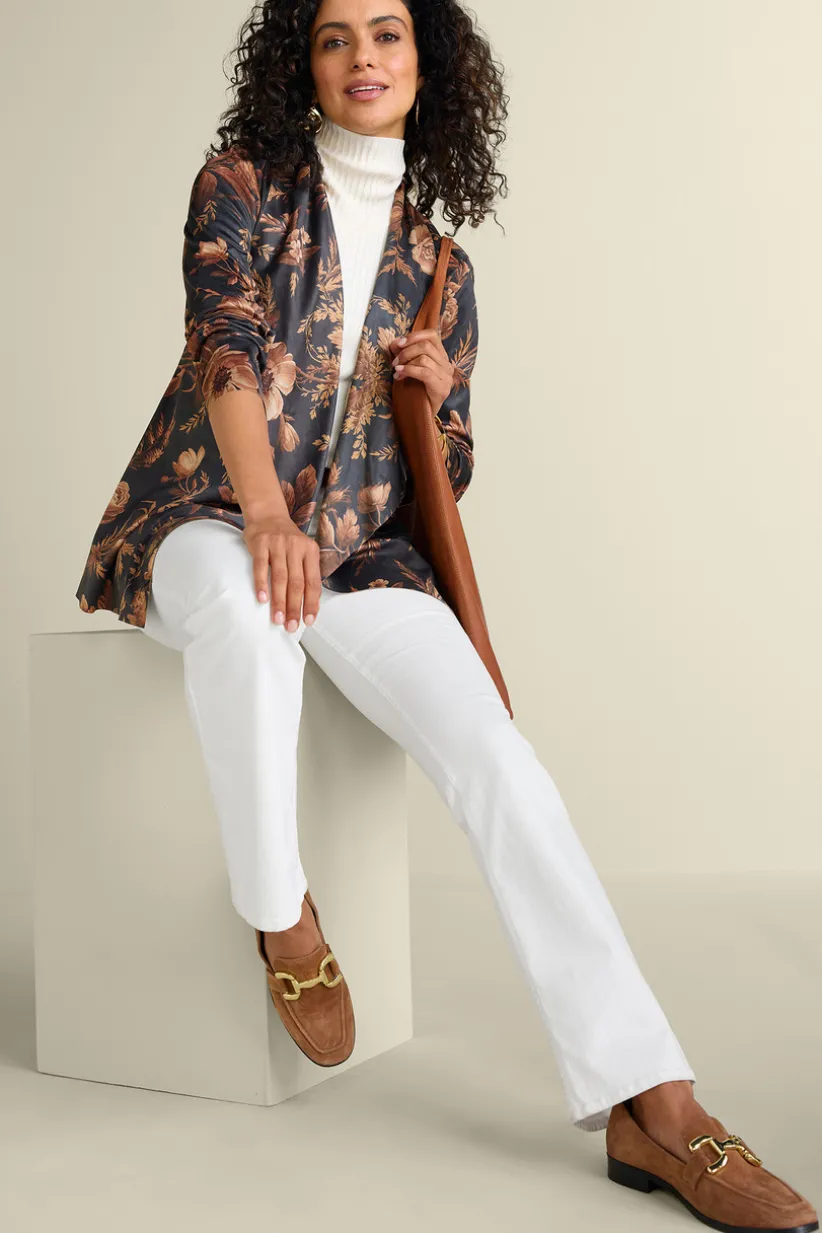 Shape Drape Faux Suede Jacket<Soft Surroundings Discount