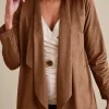 Shape Drape Faux Suede Jacket<Soft Surroundings Discount