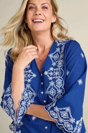 Shona Embroidered Top<Soft Surroundings Hot