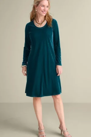 Short Santiago Velvet Dress<Soft Surroundings Online