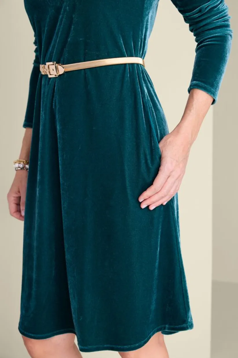 Short Santiago Velvet Dress<Soft Surroundings Online