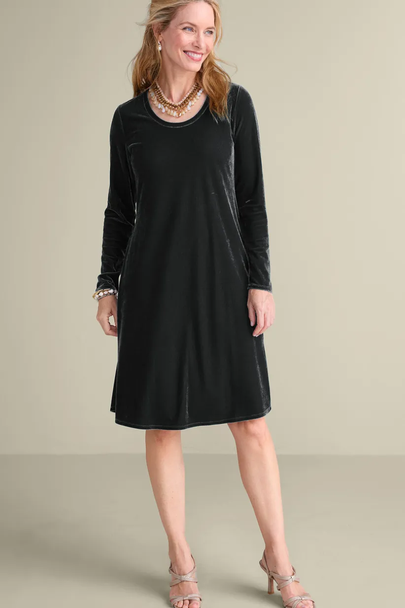 Short Santiago Velvet Dress<Soft Surroundings Online