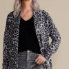 Sibyl Cashmere Printed Cardigan<Soft Surroundings Best