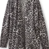 Sibyl Cashmere Printed Cardigan<Soft Surroundings Best