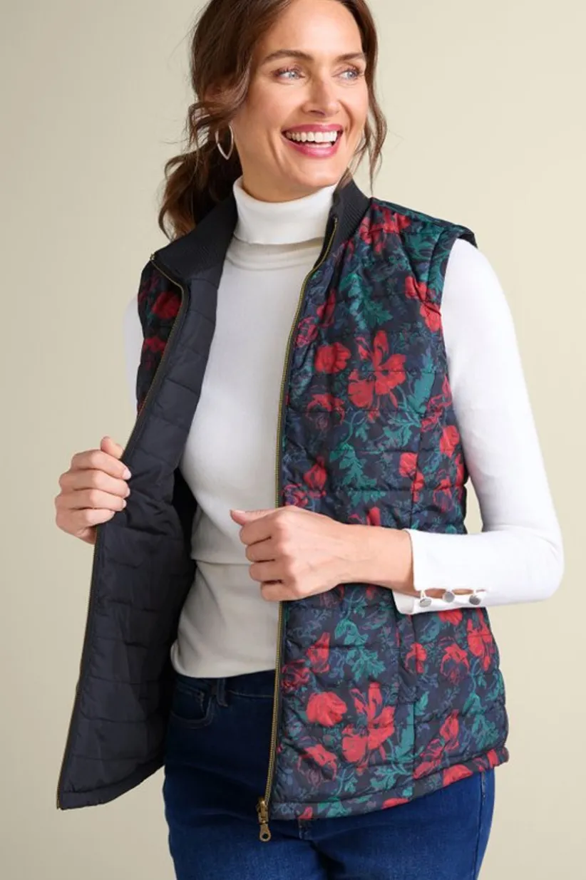 Sienna Reversible Puffer Vest<Soft Surroundings Clearance