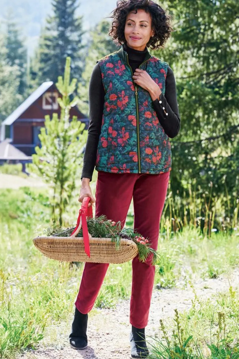 Sienna Reversible Puffer Vest<Soft Surroundings Clearance