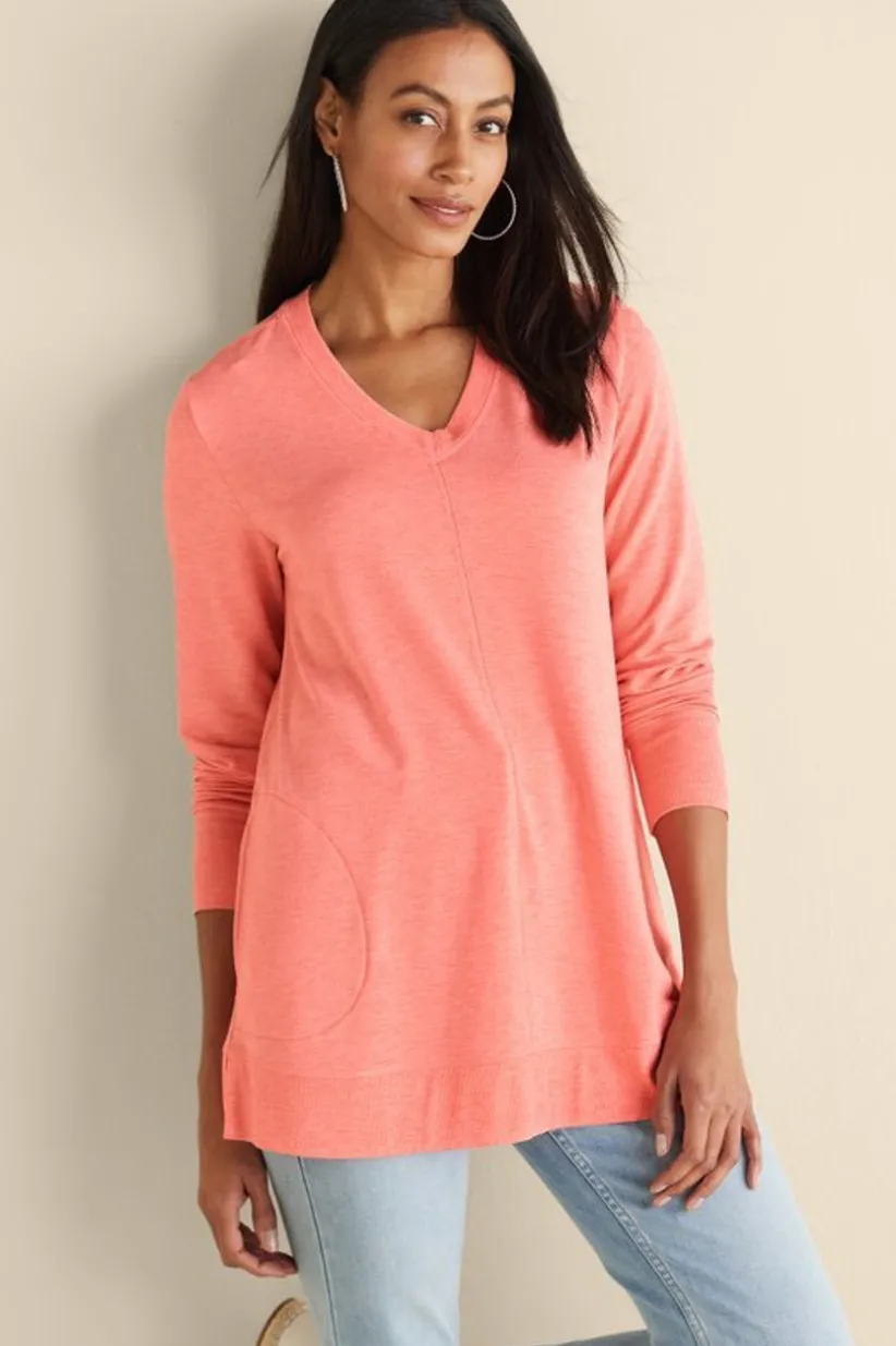 Siesta Soft Tunic<Soft Surroundings Fashion