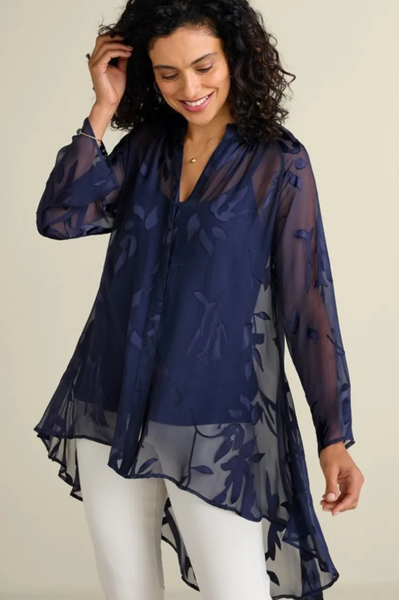 Silk Convertible Shirt & Cami<Soft Surroundings Discount