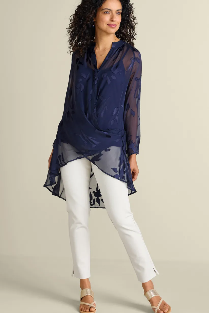 Silk Convertible Shirt & Cami<Soft Surroundings Discount