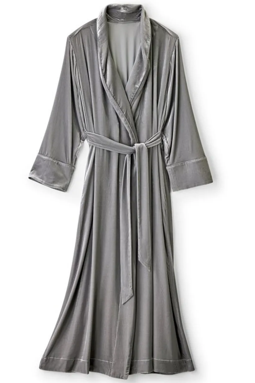 Silk Velvet Robe<Soft Surroundings Online