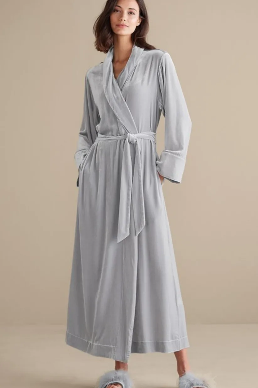 Silk Velvet Robe<Soft Surroundings Online