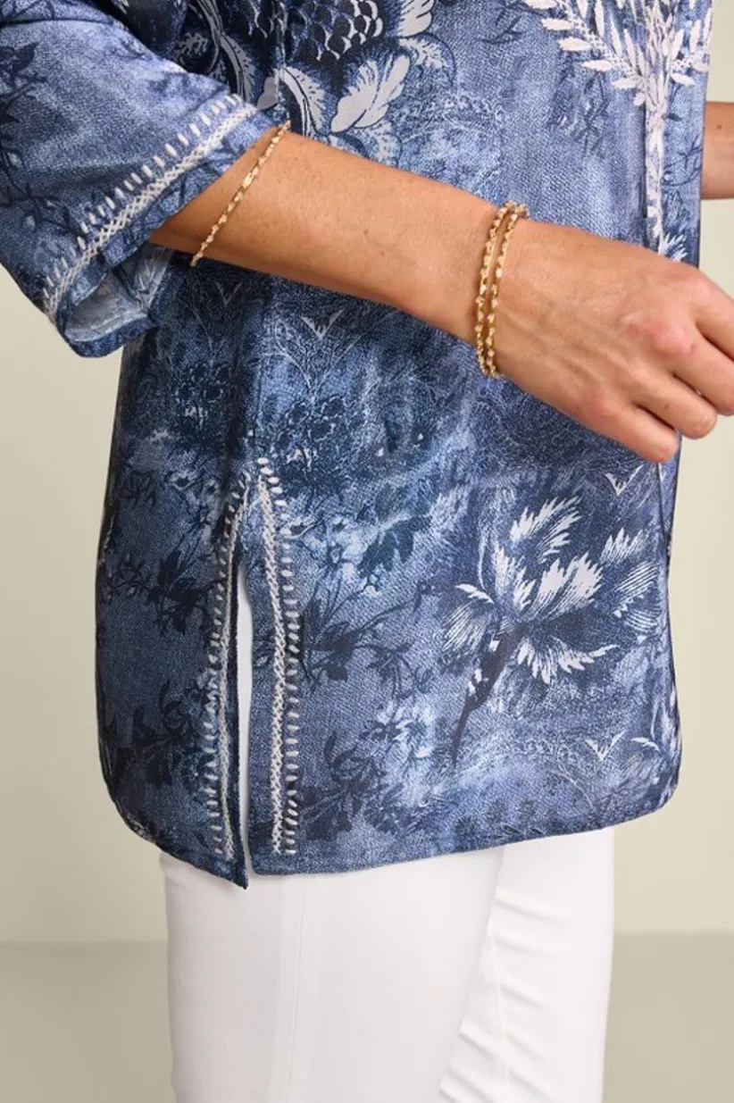 Silvia Embroidered Tunic<Soft Surroundings Online