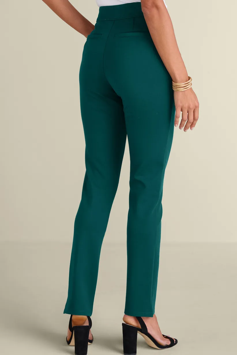 Soft Essential Ponte Slim Leg Pants<Soft Surroundings Clearance