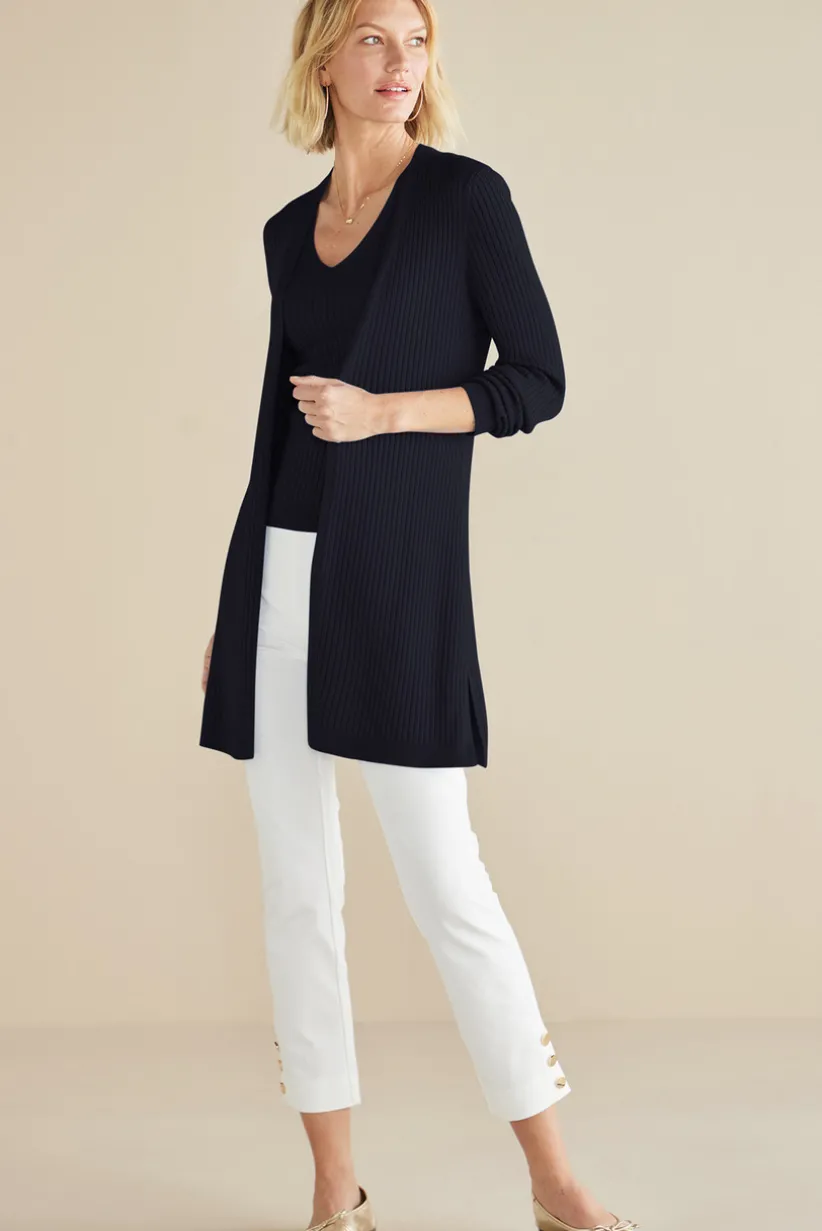 Soft Essential Ribbed Long Cardi<Soft Surroundings Online