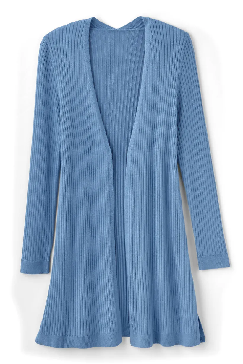 Soft Essential Ribbed Long Cardi<Soft Surroundings Online