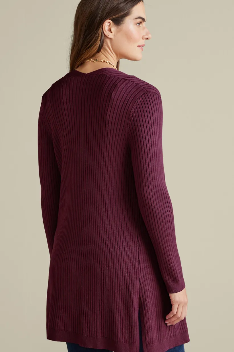 Soft Essential Ribbed Long Cardi<Soft Surroundings Online