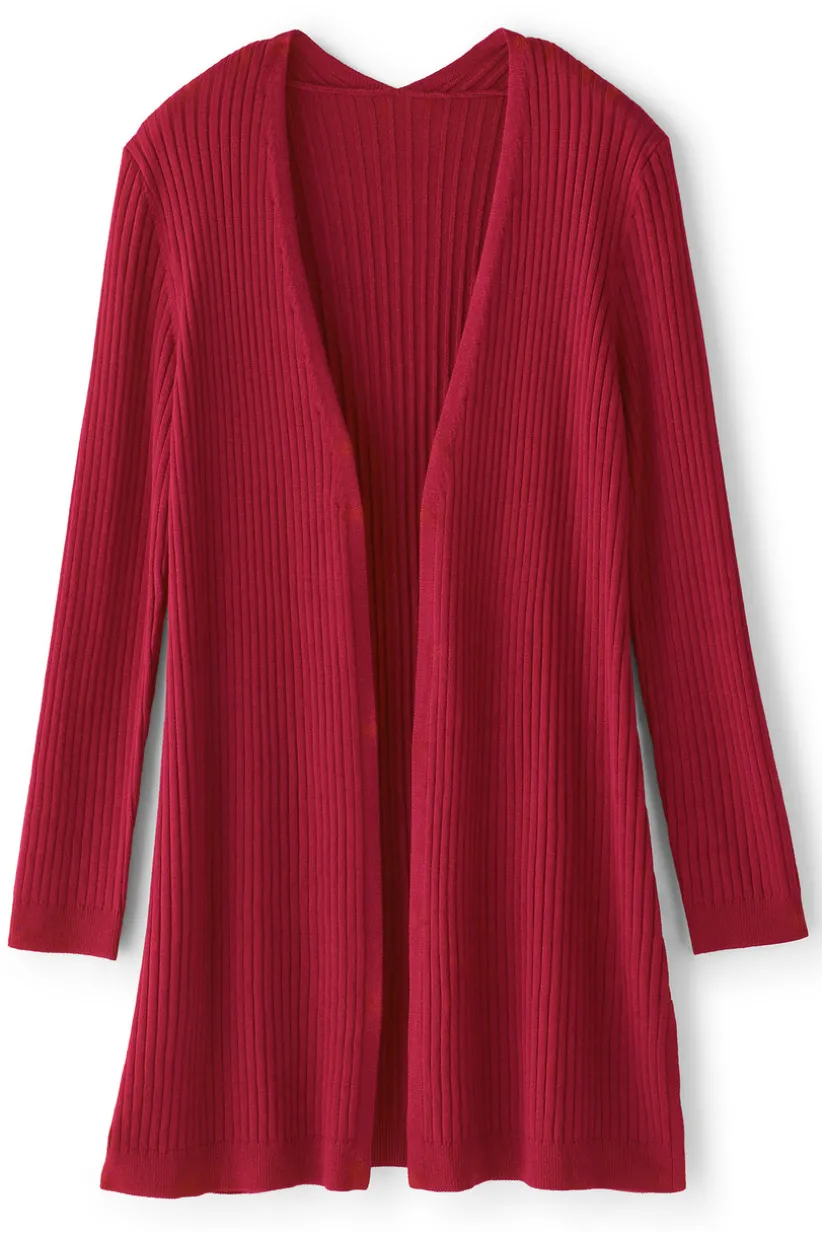 Soft Essential Ribbed Long Cardi<Soft Surroundings Online