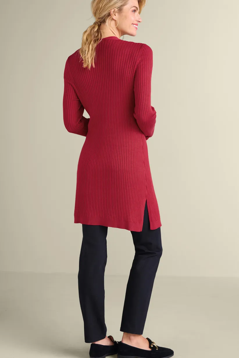 Soft Essential Ribbed Long Cardi<Soft Surroundings Online
