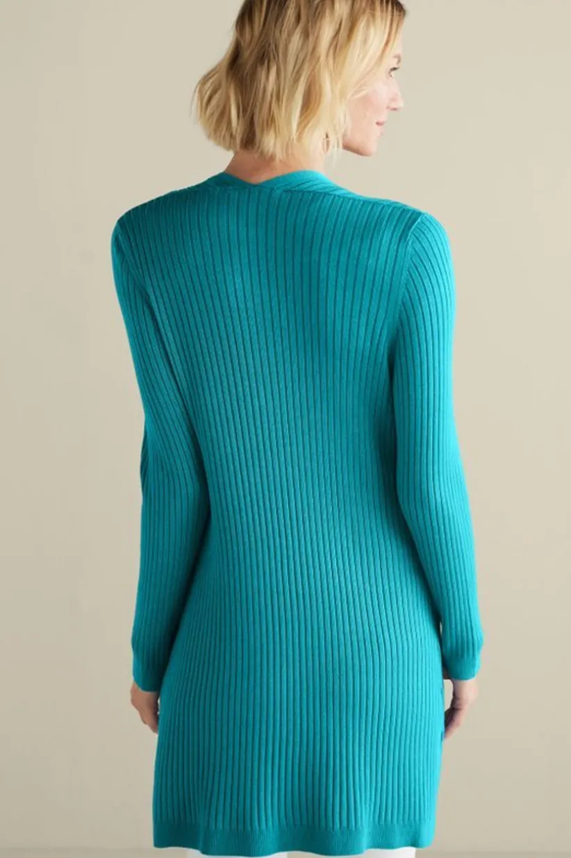 Soft Essential Ribbed Long Cardi<Soft Surroundings Online