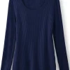 Soft Essential Ribbed Pullover Sweater<Soft Surroundings Clearance