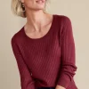 Soft Essential Ribbed Pullover Sweater<Soft Surroundings Clearance