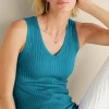 Soft Essential Ribbed Sweater Tank<Soft Surroundings Fashion