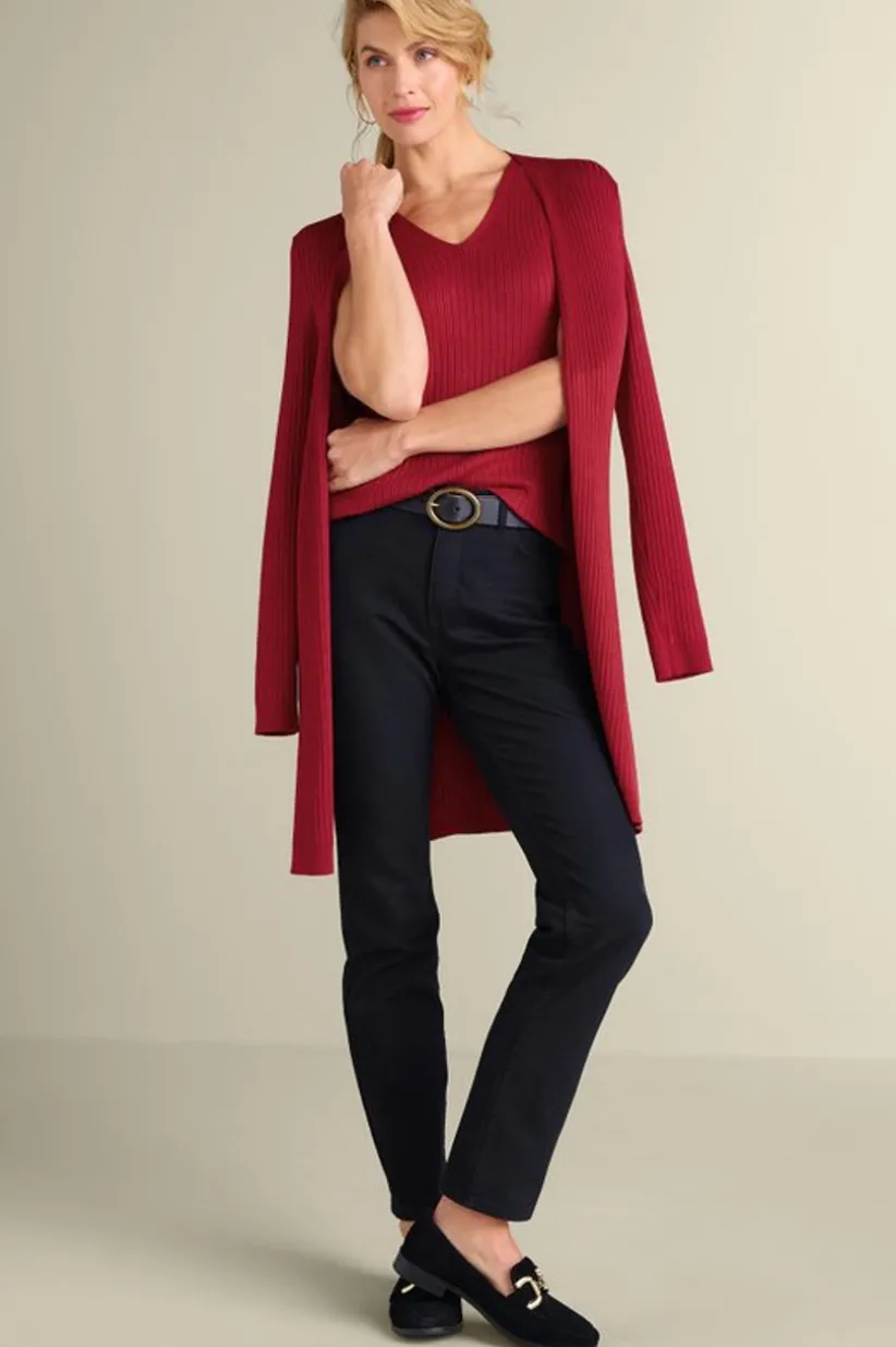 Soft Essential Ribbed Sweater Tank<Soft Surroundings Fashion