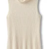 Soft Essential Ribbed Turtleneck Tank<Soft Surroundings Online