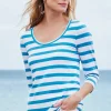 Soft Essential Supima 3/4 Sleeve Tee<Soft Surroundings Best