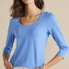 Soft Essential Supima 3/4 Sleeve Tee<Soft Surroundings Best