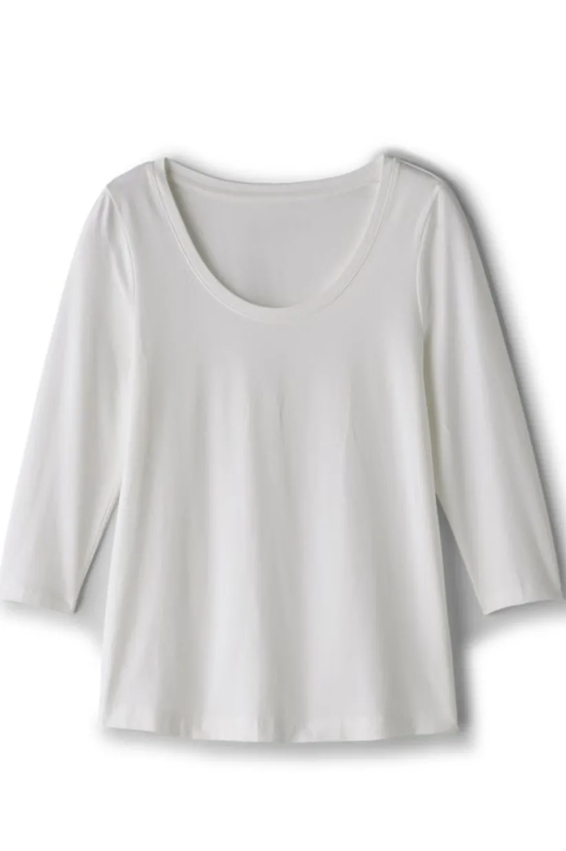 Soft Essential Supima 3/4 Sleeve Tee<Soft Surroundings Best