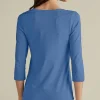 Soft Essential Supima 3/4 Sleeve Tee I<Soft Surroundings Outlet