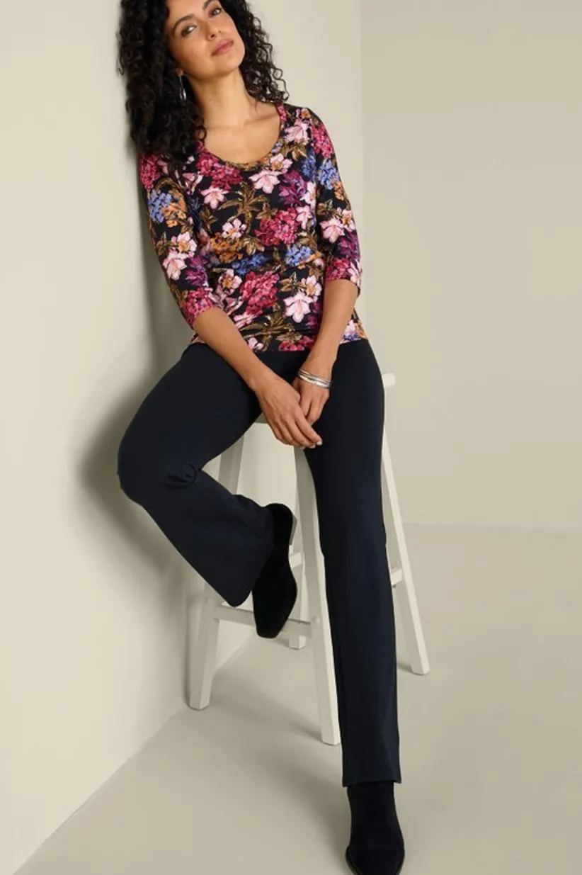 Soft Essential Supima 3/4 Sleeve Tee I<Soft Surroundings Outlet