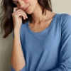 Soft Essential Supima 3/4 Sleeve Tee I<Soft Surroundings Outlet