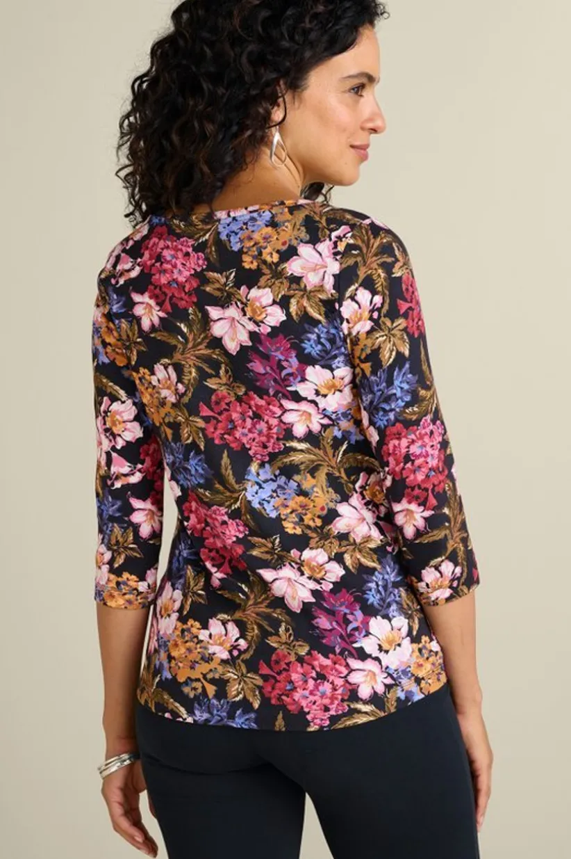 Soft Essential Supima 3/4 Sleeve Tee I<Soft Surroundings Outlet