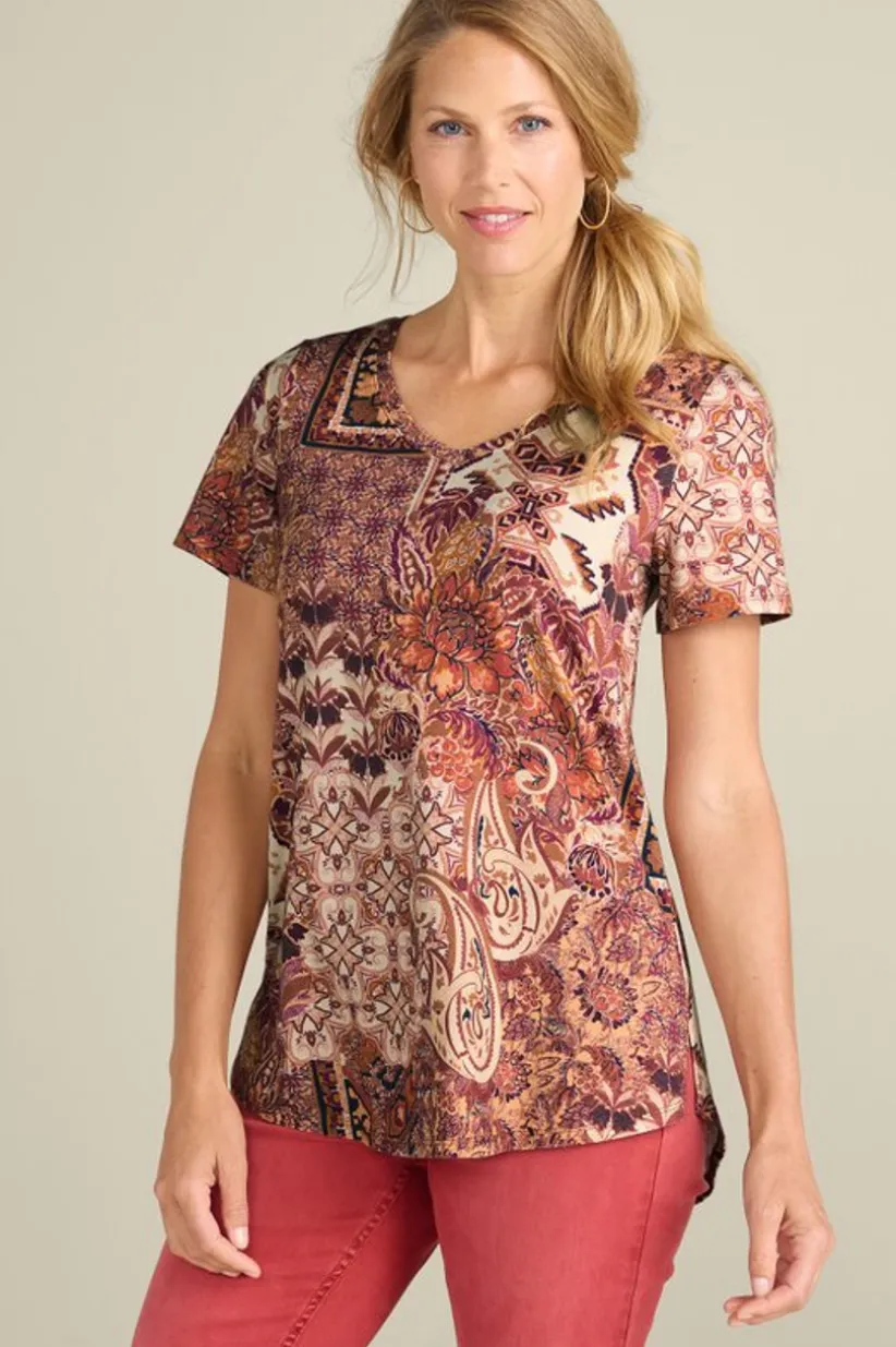 Soft Essential Supima Isabel Short Sleeve Tunic<Soft Surroundings Best