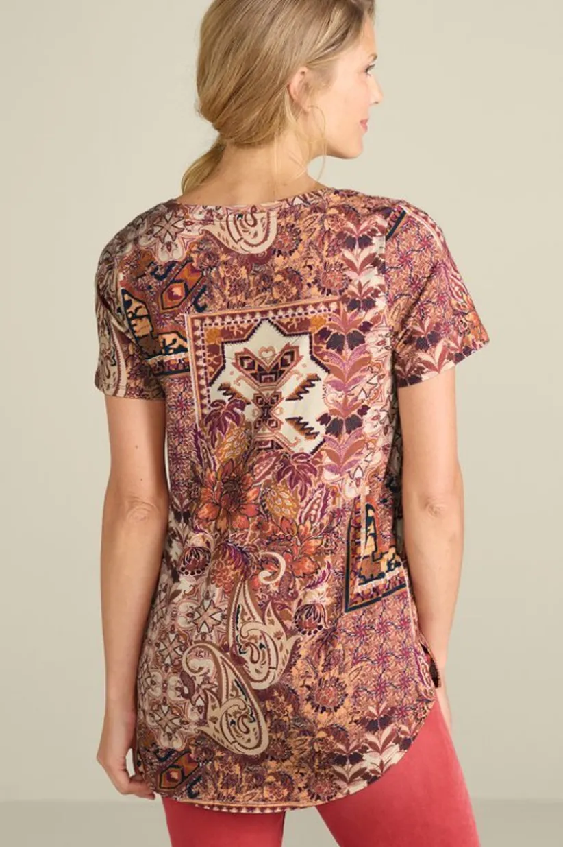 Soft Essential Supima Isabel Short Sleeve Tunic<Soft Surroundings Best