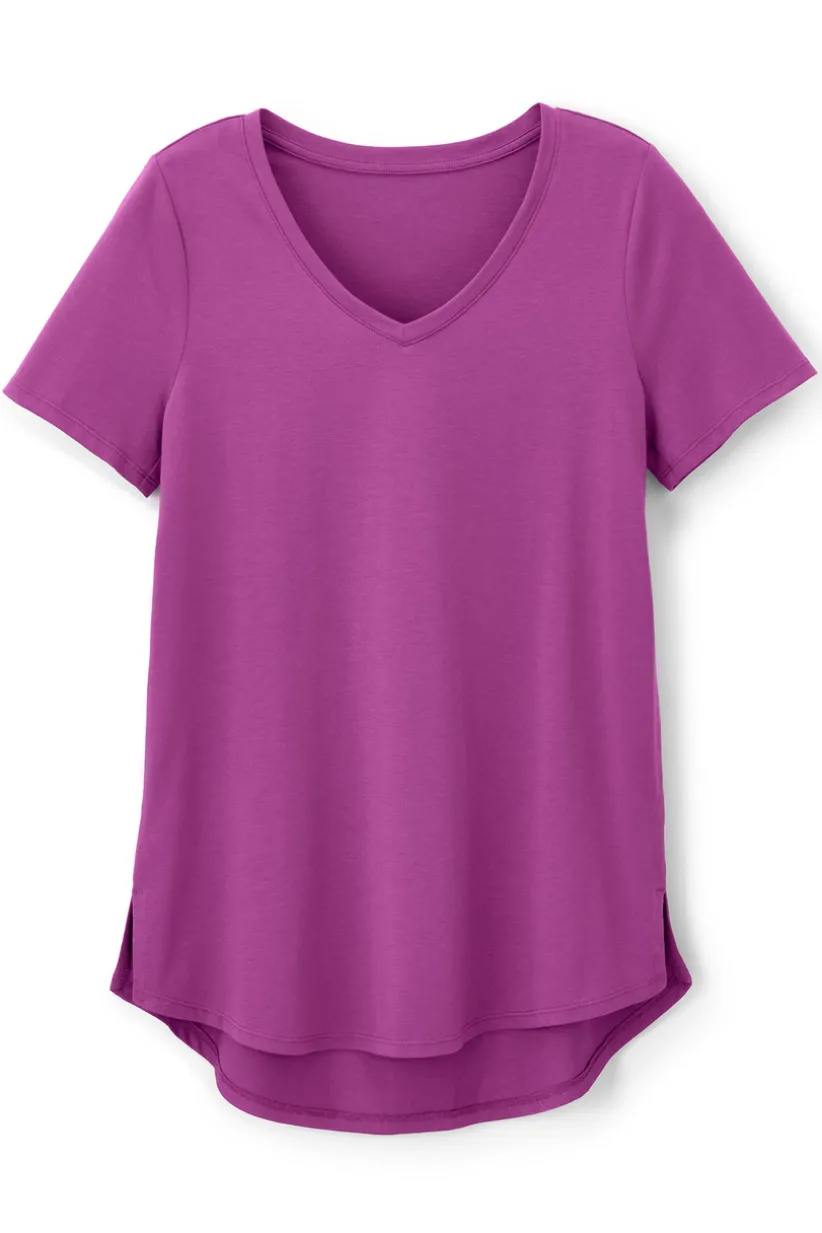 Soft Essential Supima Isabel Short Sleeve Tunic<Soft Surroundings Best