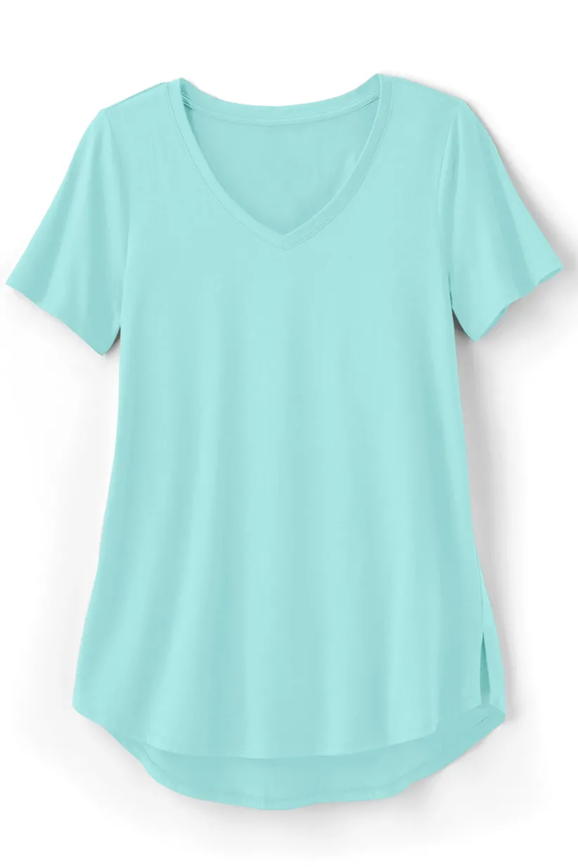 Soft Essential Supima Isabel Short Sleeve Tunic<Soft Surroundings Best