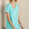 Soft Essential Supima Isabel Short Sleeve Tunic<Soft Surroundings Best